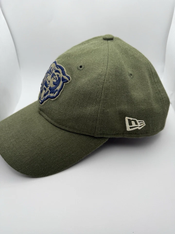 Chicago Bears мужские с ремешком на спине зеленые New Era Salute To Service рак молочной железы NFL - Изображение 3 из 4