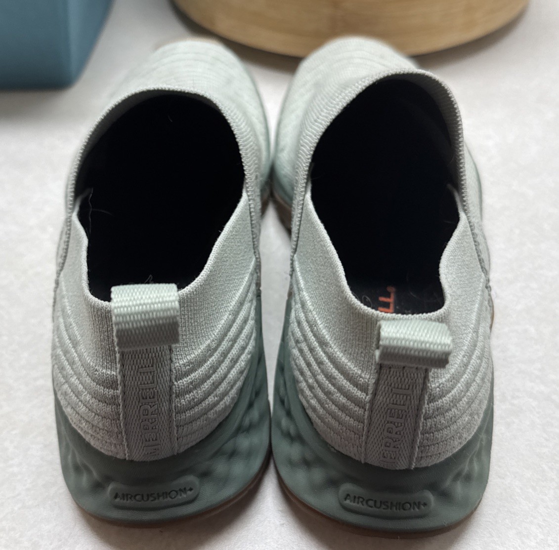 Merrell Range AC+ scarpe senza lacci donna taglia 8 mocassino verde salvia