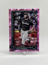 2025 Topps Update Series - Agustin Ramirez Pink Diamante Foil Florida Marlins
