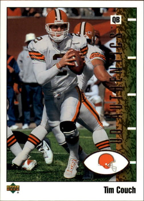 2002 UD Authentics #20 Tim Couch - FB