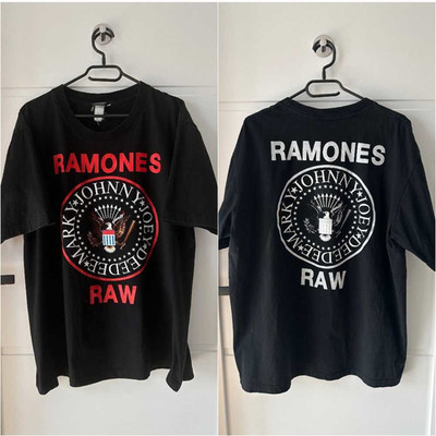 Band Tees 00's RAMONES Raw REO Rock T Shirt band tee Heavy cotton S-5XL