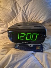 VTG Sony Dream Machine ICF-CD815 AM/FM CD Player Dual Alarm Clock Radio Tested