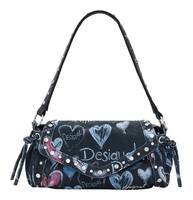 Desigual Stacatto Fabric Across Body Bag Schultertasche Tasche Tutti Fruti