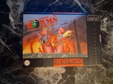 Worms Limited Run Games SNES Super Nintendo New Sealed W/ Protector 