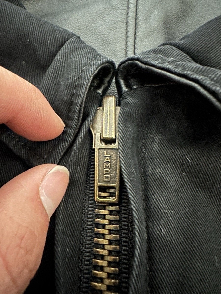 Versus Versace Leather 90s Vintage Reversible Leather Jacket
