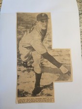 Curt Davis Spring Training Phillies Winter Haven 1935 Baseball Picture Panel
