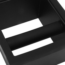 Coffee Ground Knock Box Chute Stainless Steel Built In Desktop Bottomless