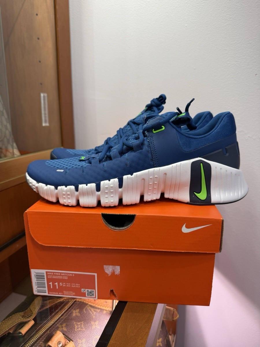 Nike Free Metcon 5 Training Shoes Mens 11.5 Court Blue 