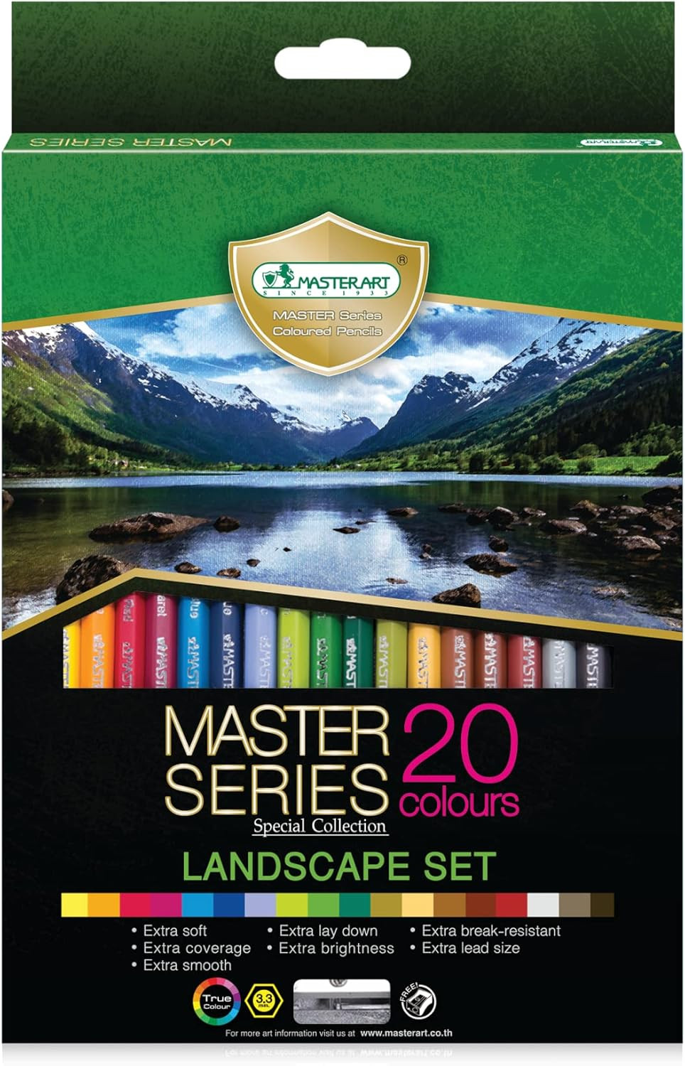 Master Series 20 Colors In Special Collection For Kids And A
