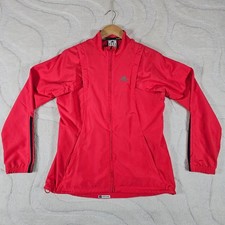 Adidas Response ClimaProof Convertible Running Jacket Womens UK 14 Pink