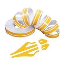 Yellow Stripe Stickers for Car Hood, Body Side Auto Racing - 32ft 9.8m