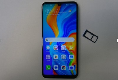 Original HUAWEI P30 Lite MAR-LX1A 128GB peacock blue blau Bastler defekt