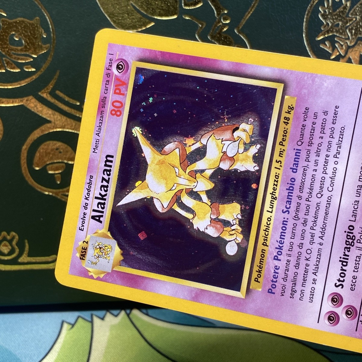 Alakazam 1/102 - Rare Holo - Pokemon TCG Base Set ITALIAN MP | eBay