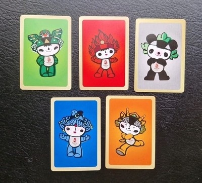 5 x Swap Playing Cards - 2008 Olympic Games Beijing China