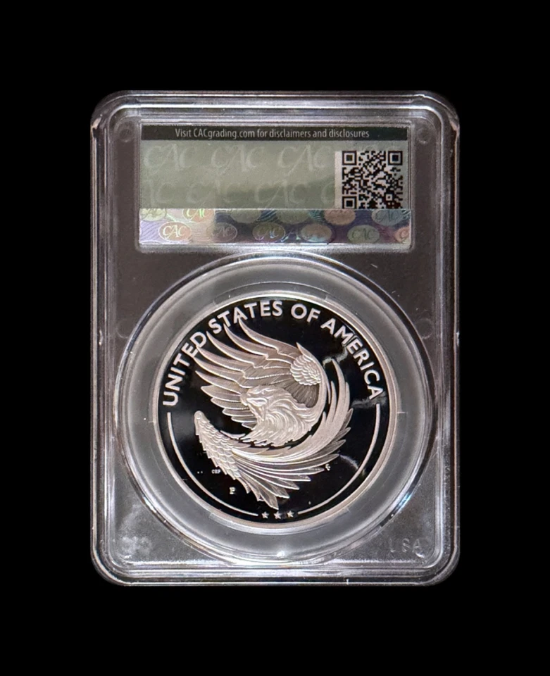 UNITED STATES. 2025, Medal, Silver - CAC PR70 - Top Pop🥇 Liberty Sunflower 1 - Image 4 of 4