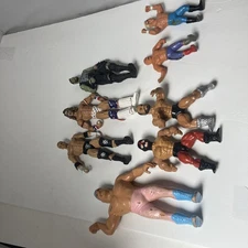 Vintage 1980-2010 wrestler action figure Variety Of Brands.