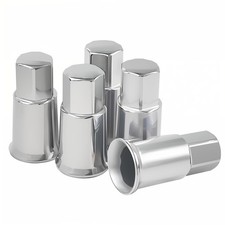 Tr413 Chrome Valve Stem Caps 5 Pack Long Plastic Tire Air Cap Fits All Tpms... Tr413 Chrome Valve Stem Caps 5 Pack Long Plastic Tire Air Cap Fits All Tpms...