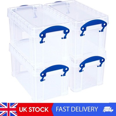 Really Useful Aufbewahrungsbox aus Kunststoff 2,1 Liter transparent