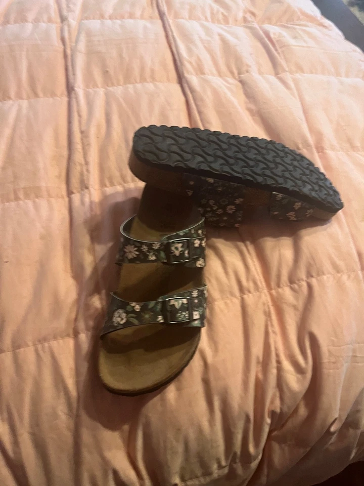 Birkenstock Sydney flor verde azulado talla 37 Foto 2 de 4