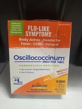Oscillococcinum 12 Doses Flu-Like Symptoms Boiron Homeopathic