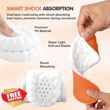 Steppers Insoles Men Women Cloud Arch Support Memory Foam 1Pr Green