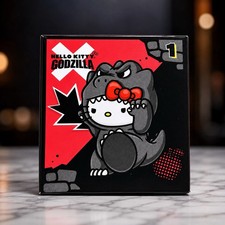 2026 McDonald s Cute Meets Kaiju Toy 01 - Hello Kitty/Godzilla