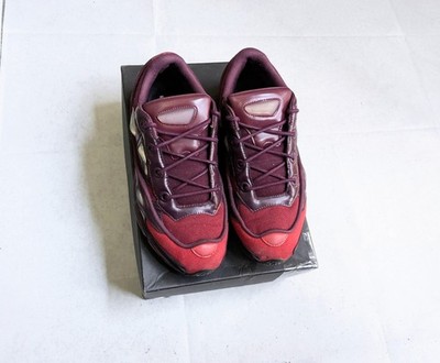 Size 10 - adidas X Raf Simons Ozweego 3 Burgundy Sneakers Shoes Men's B22538