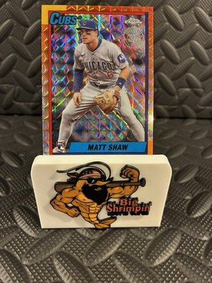 #ad #ad MATT SHAW RC 2025 TOPPS CHROME GEOMETRIC ANNIVERSARY #90CU 20 CHICAGO CUBS $1.79