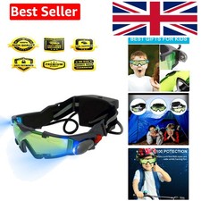 Kids Night Vision Goggles with Adjustable LED Lights and Green Lens