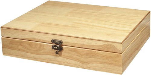 WE Games Board Game with Dice, 12 Numbers, in Natural Wood Box with Lid - Picture 7 of 10