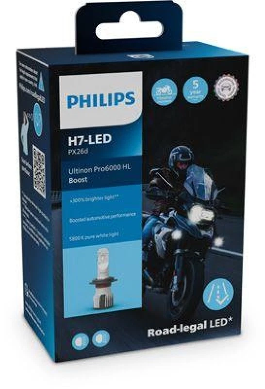 PHILIPS Glühlampe Ultinon Pro6000 Boost H7-LED 11972U60BX1