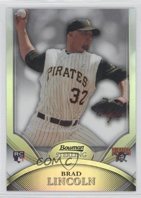 2010 Bowman Sterling Refractor 161/199 Brad Lincoln #35 0b2