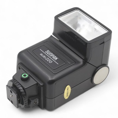 Sunpak Auto 220 Blitzgerät Aufsteckblitz Blitz 