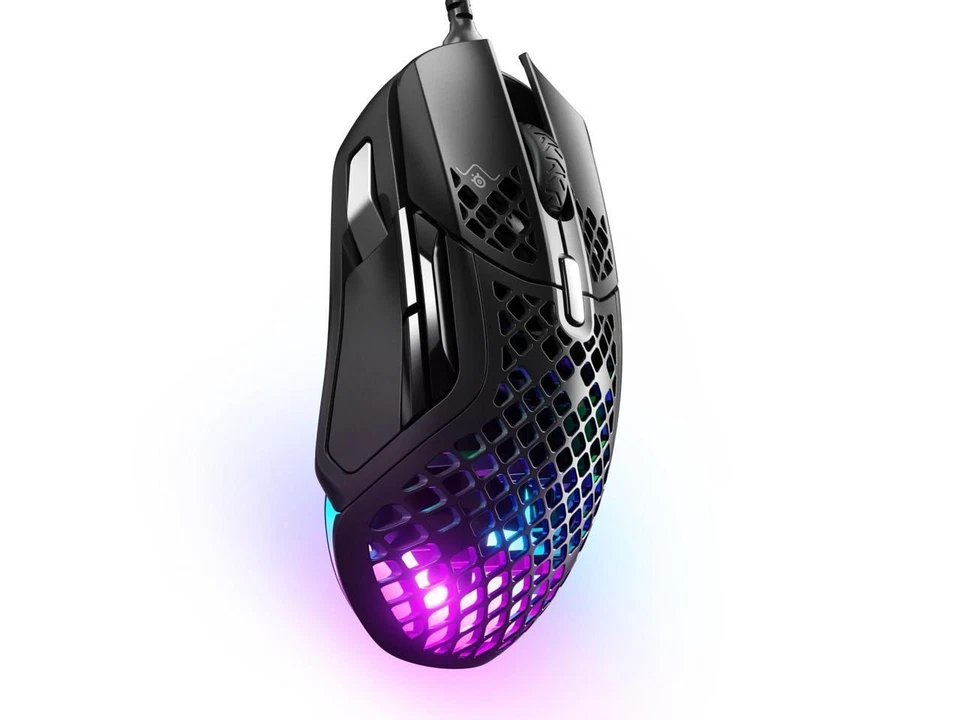 SteelSeries Aerox 5 Lightweight 1800CPI Wired RGB Gaming Mouse - Image 3 of 4