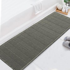 H.VERSAILTEX Waffle Runner Rug 24" x 72" Smokey Olive