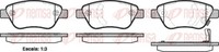 Bremsbelagsatz Scheibenbremse Remsa 0858.31 FüR Fiat Opel Doblo S07 Adam Corsa