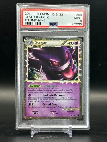 PSA 9 MINT Gengar Prime Triumphant Holo Pokemon 94/102