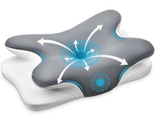 Cervical Neck Pillow, Ergonomic Memory Foam Pillows for Neck Pain Relief with...