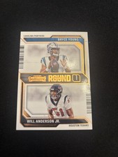 2023 Panini Contenders BRYCE YOUNG WILL ANDERSON JR Round Numbers Bronze RC #2