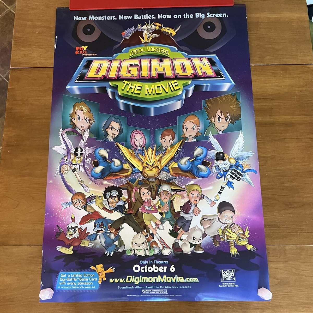 Digimon The Movie Poster Digimon Movie 