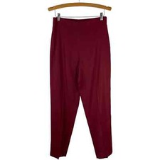 Vintage red ultra high waisted preppy 90s ankle pants medium