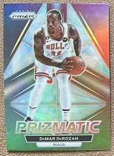 DeMar DeRozan 2022-23 Panini Prizm Prizmatic Silver #12 Bulls Parallel Insert