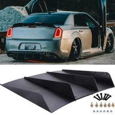 For Chrysler 300 Rear Diffuser Bumper Lip Lower Spoiler 4 Shark Fins Splitter US