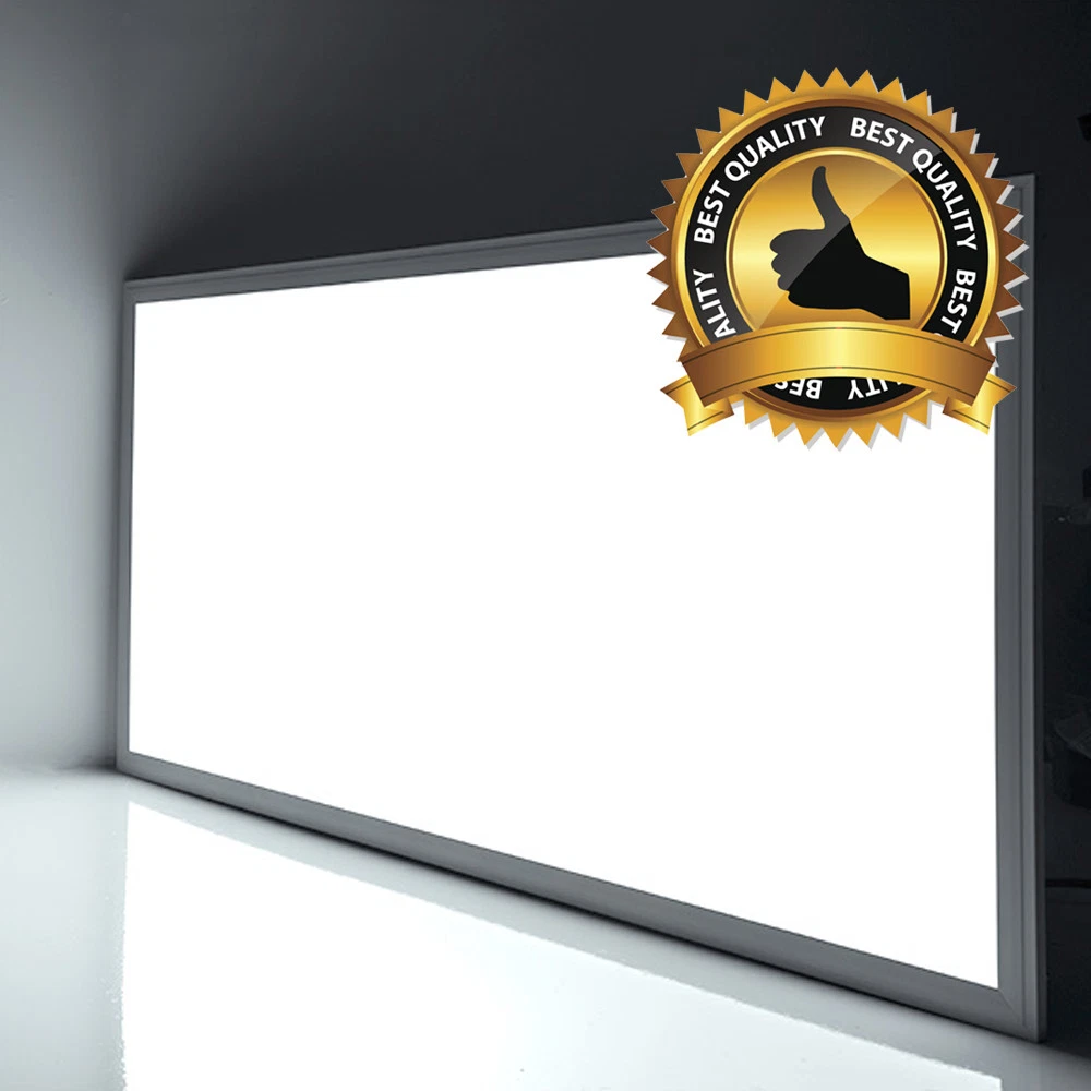 84W 600x1200mm Ceiling Recessed LED Flat Panel Light White Frame Office Lighting