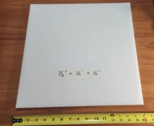 HDPE CUTTING BOARD WHITE 0.50" X 16.00" X 16.00"