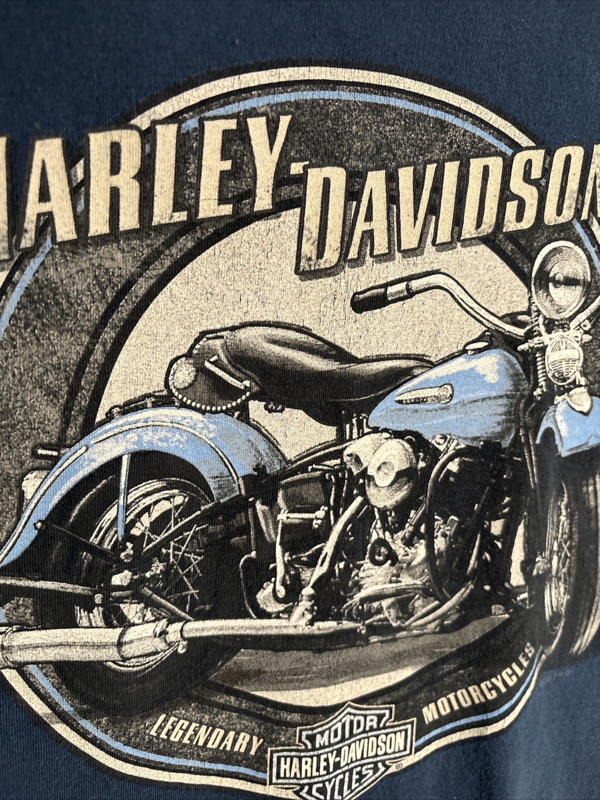 Harley Davidson Legendary Finger Lakes Cayuta NY T S… Gem