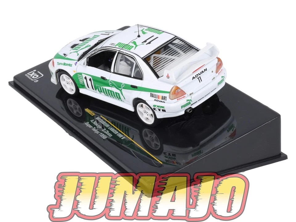 IXO525 Voiture 1/43 IXO Models : MITSUBISHI Lancer Evo V A.Nakaya 1998 #11 - Photo 3/4
