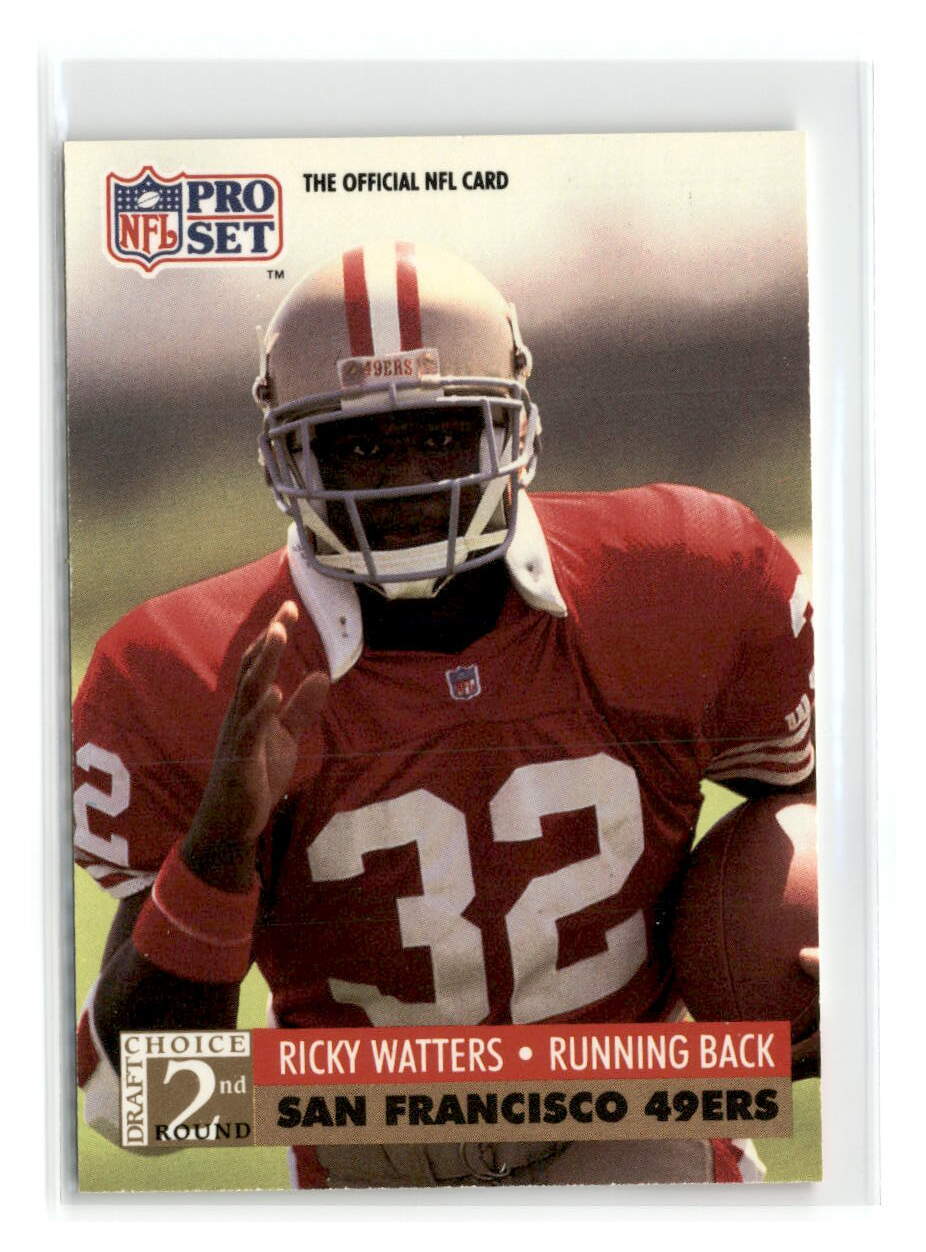 1991 Pro Set - #774 - Ricky Watters RC - San Francisco 49ers