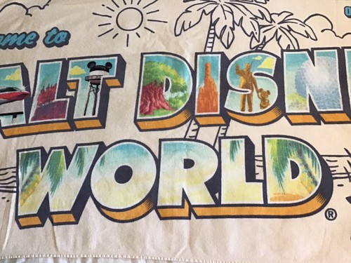 Vintage Walt Disney World Resort “The Vacation Kingdom Of The World” Beach Towel - Picture 5 of 8