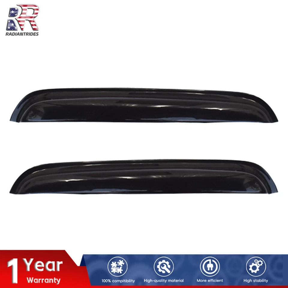 Window Visor For 1999-2006 Chevy Silverado/GMC Sierra Sun Rain Guard Deflector Foto 4 de 4